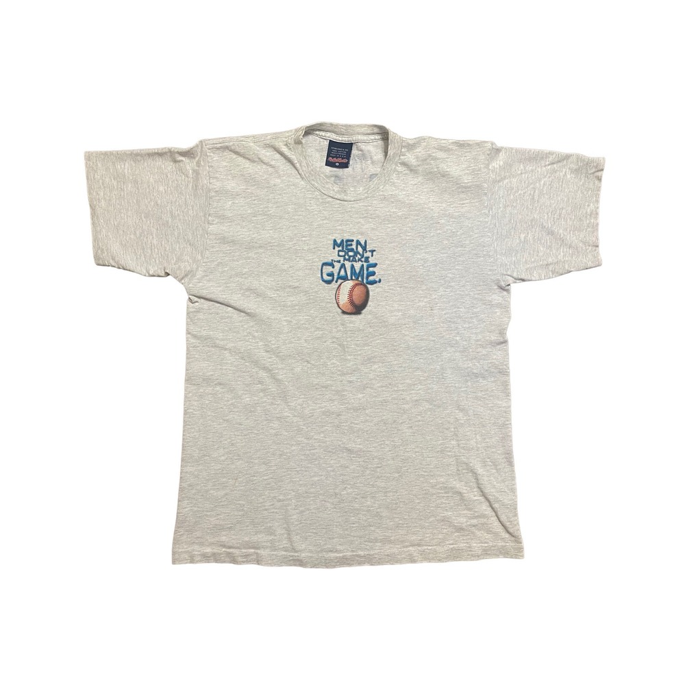 VTG Made In USA Single Stitch 1996‎ Big Ball Sports Baseball T Shirt The Game